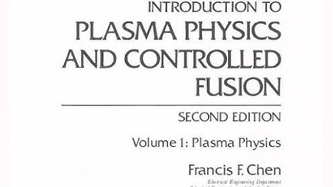 Single Particle Motion | FF Chen Plasma Physics | @kramaifs  #plasmaphysics