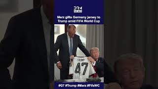 TRUMP Gets Germany No. 47 Football Jersey at G7 Meeting Amid FIFA World Cup 2026 | DRM News | AD19