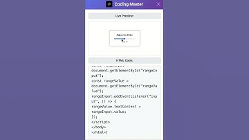 Range Slider #coding #programming #developer #css #html #umservicesofficial #javascript