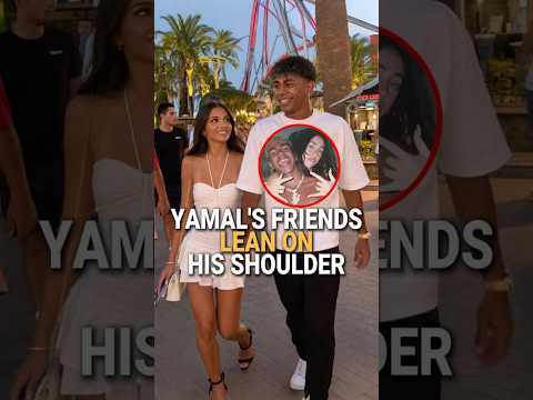 Why can Lamine Yamal's friends lean on his shoulder but Inés García can't? #lamineyamal #inésgarcía