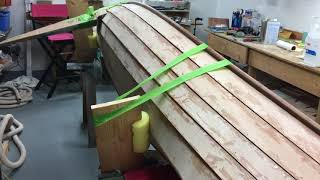 Sassafras 12 - First Boat Build - Episode 12 - Gluing the Inwales