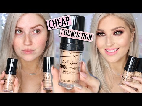 Affordable First Impression Review! LA GIRL PRO COVERAGE FOUNDATION