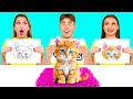 Who Draws it Better Take The Prize | Colorful Drawing Tricks by TaTaRa Challenge