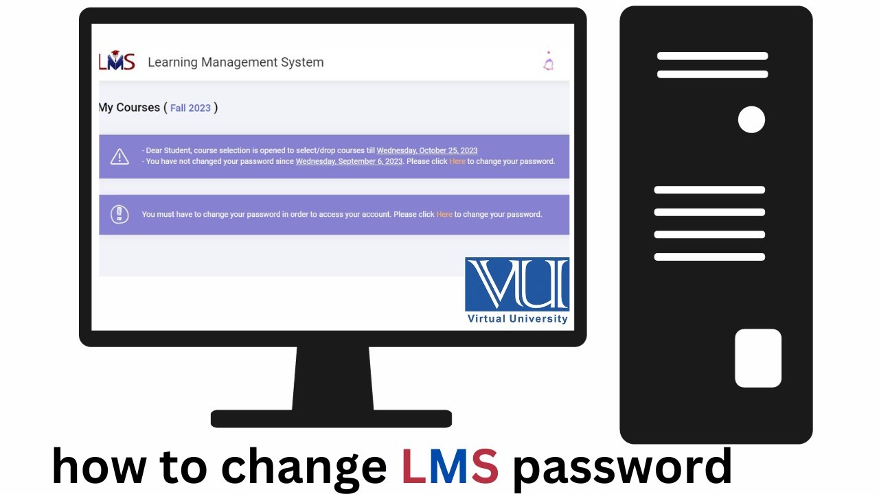 how-to-change-lms-password-youtube