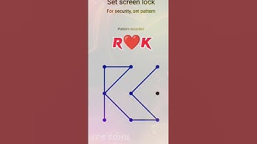 Rk pattern lock screen #pattern #shorts