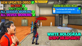 Free Fire Hack 100% Anti Ban ☠️ | 1000% Only Headshot + Hologram 🔥| No Password Free Paid Hack 🔗