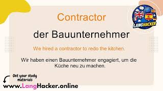 German Renovation Vocabulary - 20 Words You Need