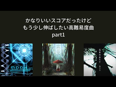 【ドラム】かなりいいスコアだったけどもう少し伸ばしたい高難易度曲 part1