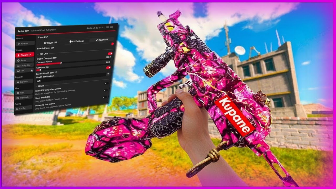 Using THE BEST FREE External Warzone Chair On The Market + 200 FOV🏆  (GIVEAWAY IN DISCORD SERVER)