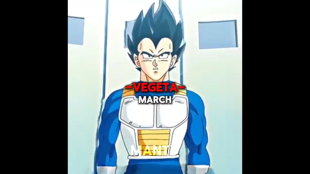 YOUR MONTH = DRAGONBALL CHARACTER