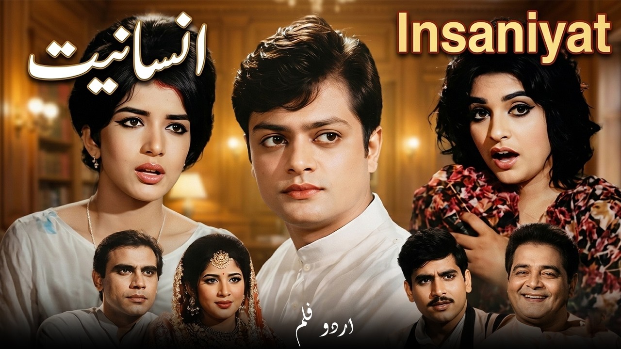 Insaniyat - Full Urdu Movie HD | Waheed Murad, Zeba, Tariq Aziz, Firdous, and Nanha I Classic Film