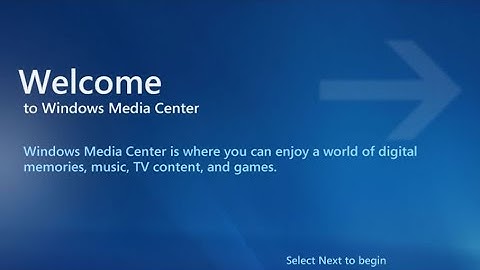 The Media Center display calibration wizard