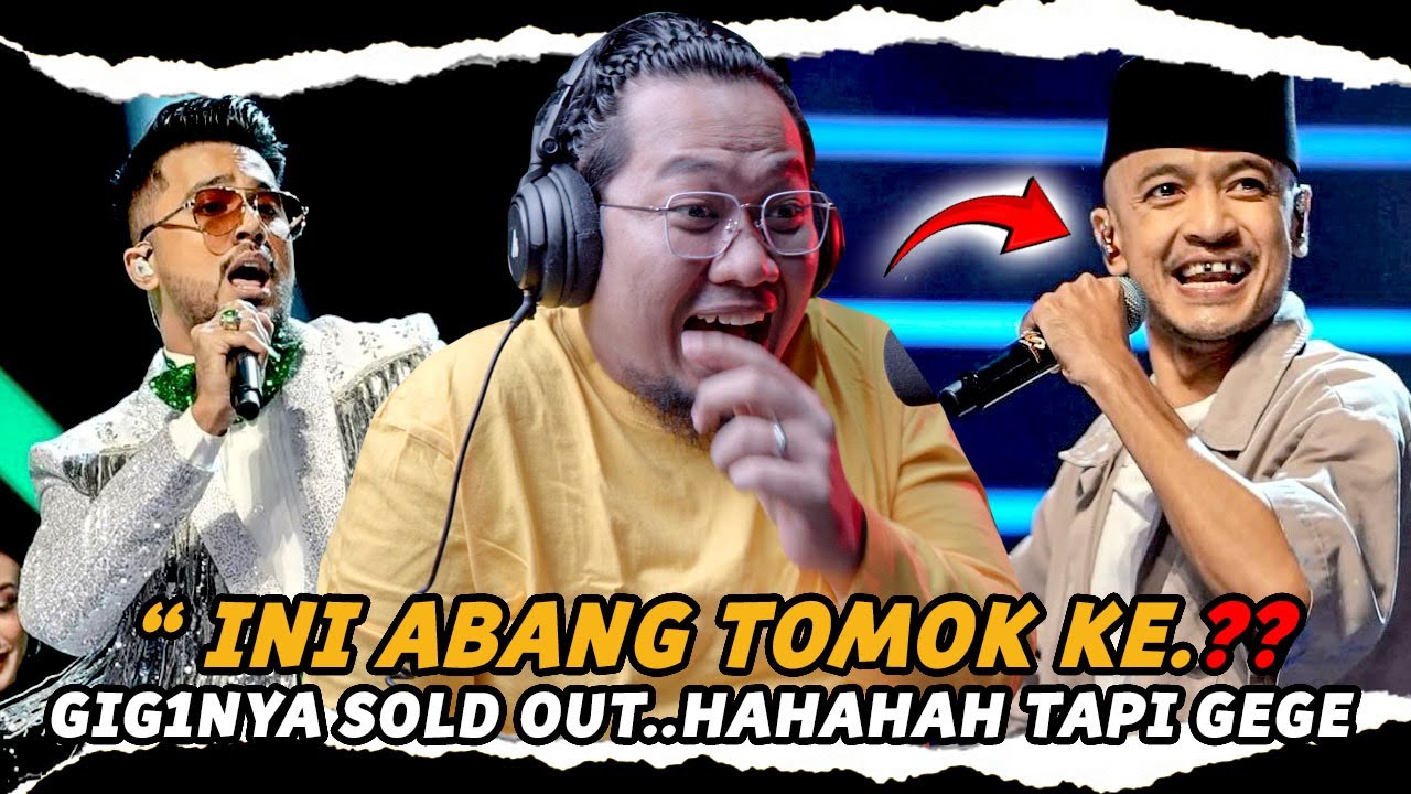TAK SANGKA ABANG ALIFF 👏🏽🔥❗️  TOMOK & ALIFF AZIZ | ALL STAR GEGAR VAGANZA | REACTION