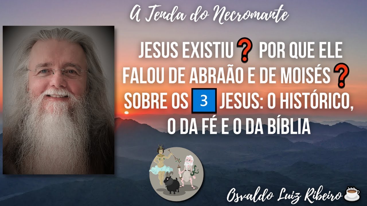 87. Jesus existiu❓ Por que ele falou de Abraão e Moisés❓ Sobre3️⃣Jesus: histórico, da fé e da Bíblia