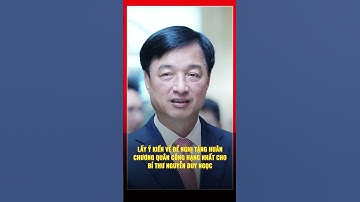 Lấy ý kiến về đề nghị tặng Huân chương Quân công hạng Nhất cho ông Nguyễn Duy Ngọc