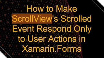 How to Make ScrollView