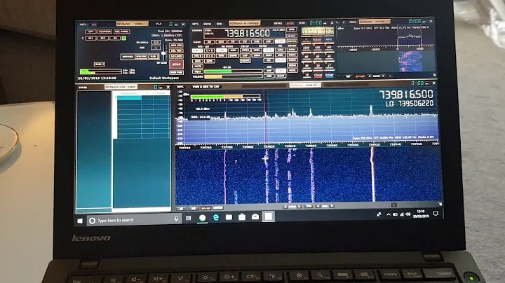 Oscar 100 (Es'hail2) Amateur Radio reception - SDRPlay