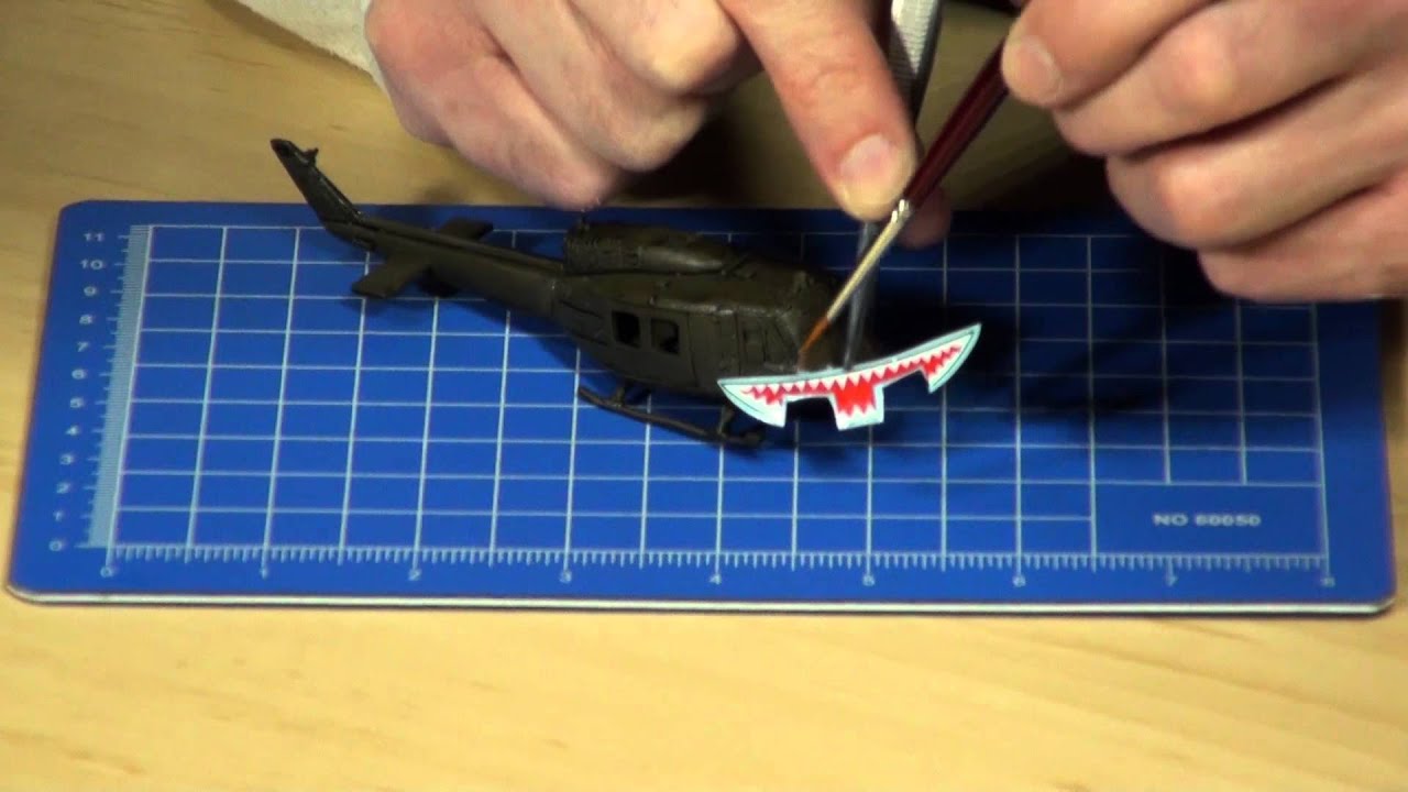 Flames of War Decal Techniques: Helicopter Teeth
