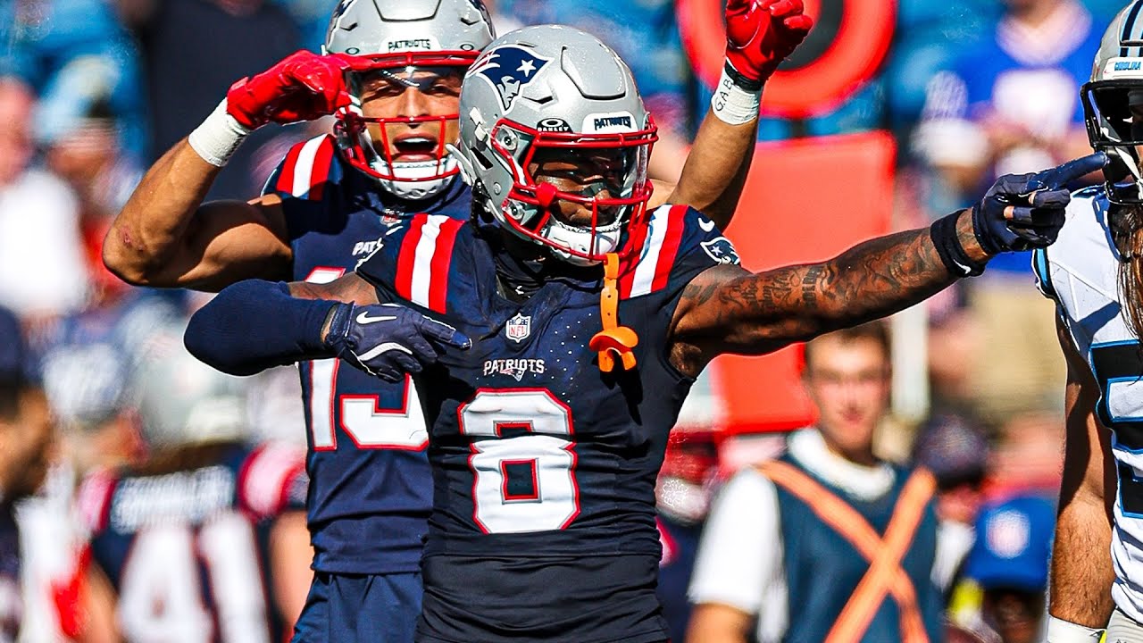 Every Stefon Diggs Catch From 101-Yard Game vs. Panthers | New England  Patriots Week 4