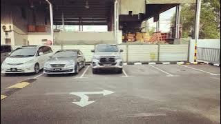 Aerial Drone footage Rimbunan Hijau Service Centre Miri