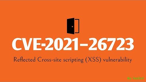 CVE 2021–26723 POC Exploit Video #bugbounty #cybersecurity #0xd3vil #infosec #CVE #pocvideo #hacking