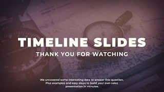 History Timeline Slideshow After Effects Templates