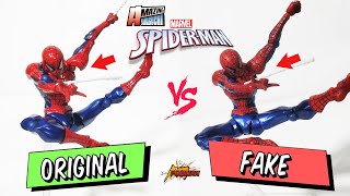 ORIGINAL VS FAKE | Revoltech Amazing Yamaguchi no. 002 Spider-Man | POGIMAN