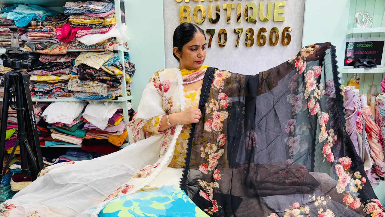 ਬਹੁਤ ਸੋਹਣੇ ਦੁਪੱਟਿਆਂ ਵਾਲੇ ਪ੍ਰਿੰਟਡ ਸੂਟ ਨੋਰਮਲ ਰੇਂਜ  Printed suits Latest collection by Punjabi corner 