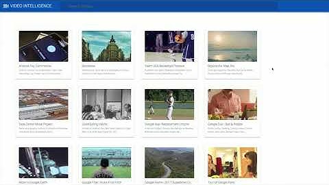 Video intelligence API   Google Cloud