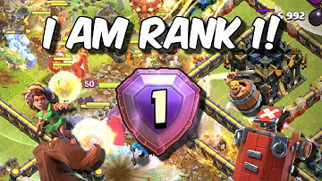 I am RANK 1 in Clash of Clans with THIS Root Rider Army! | Push to Top 100 Day 4