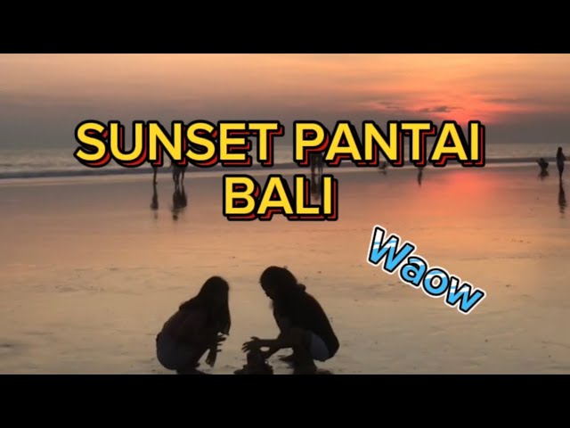 Sunset di pantai bali | Double Six Beach class=