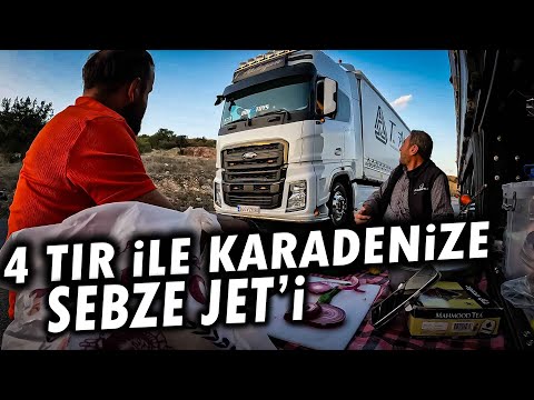 JET'Çİ LERDEN KARADENİZ ÇIKARMASI ! / TIR'DA HAMSİ TAVA VE BÖREK YAPTIM...!