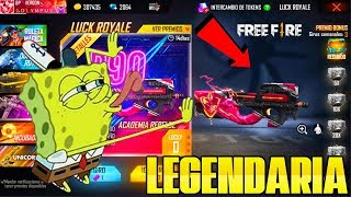 ¡ASÍ FUE MI SUERTE CON LA NUEVA P90 ACADEMIA REBELDE DE FREE FIRE!! TIENES QUE VERLO! *muy epico*