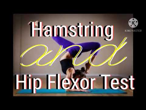 Physical Fitness Test: Hamstring and Hip Flexor Test - YouTube