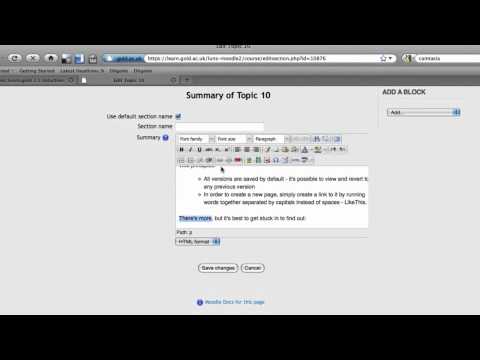 Moodle 2 - access the File Picker via the HTML editor