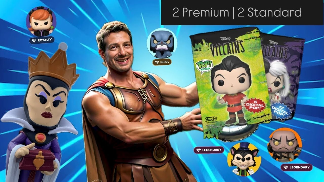 Disney VILLIANS x FUNKO Series 1 NFT’s with Maddy | 2 Standard 2 Premium 