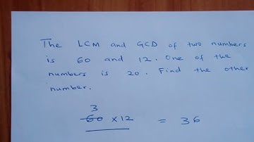 Finding a number given gcd,lcm and one of the numbers