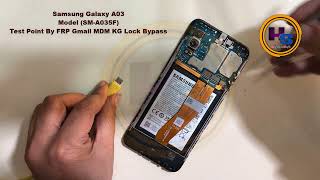 Samsung Galaxy A03 Test Point Samsung SM A035F Test Point Samsung A03 Test Point