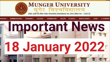 Munger University Today Important News and Notification Admission Detail@KumarGroup     18January