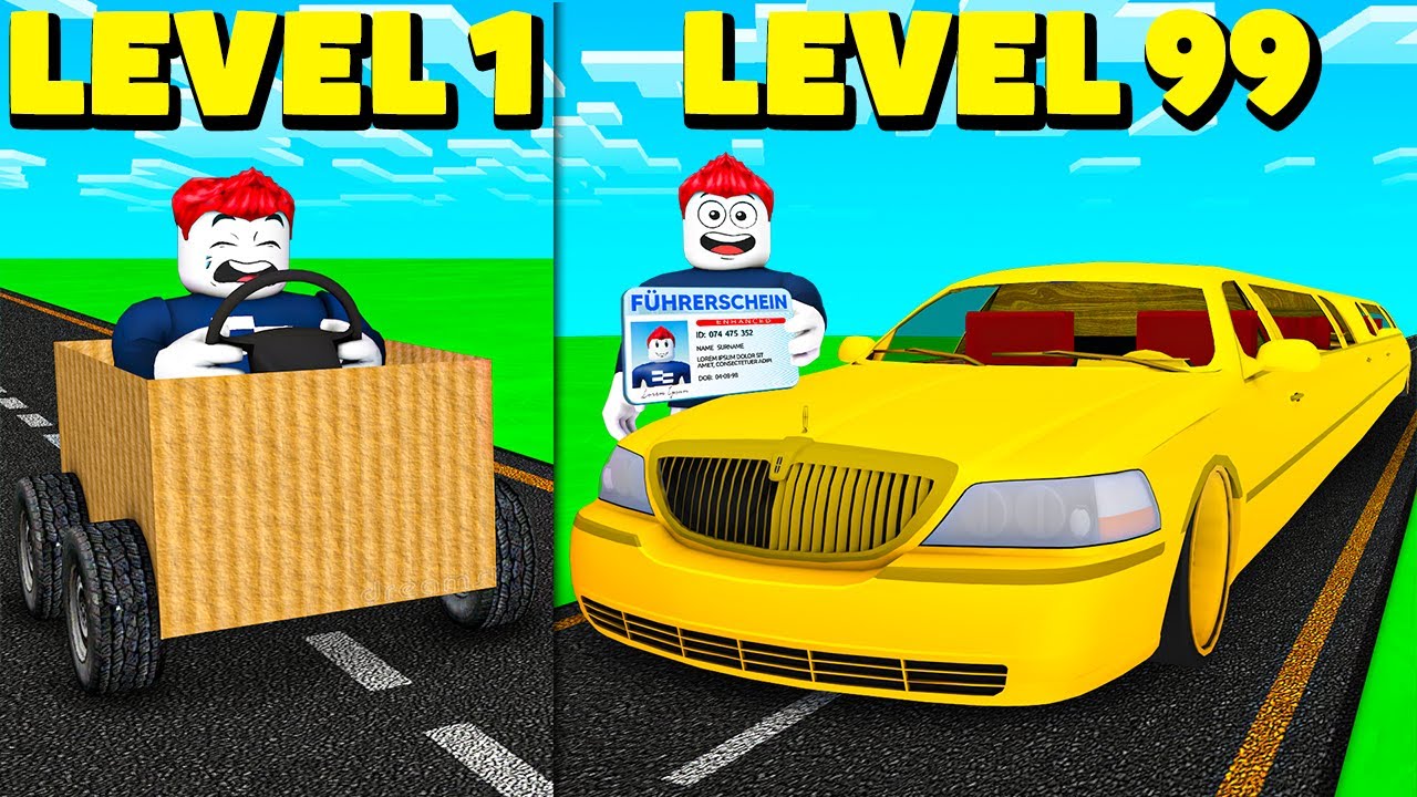 ZUERST SCHROTTAUTO, dann XXL LIMOUSINE! - Roblox
