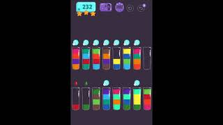 Cups - Water Sort Puzzle Level 232 ⭐️⭐️⭐️