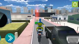 Superhero Tricky Bike Race -Andriodplay screenshot 5