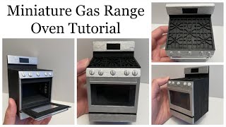 Miniature Gas Range Oven Tutorial