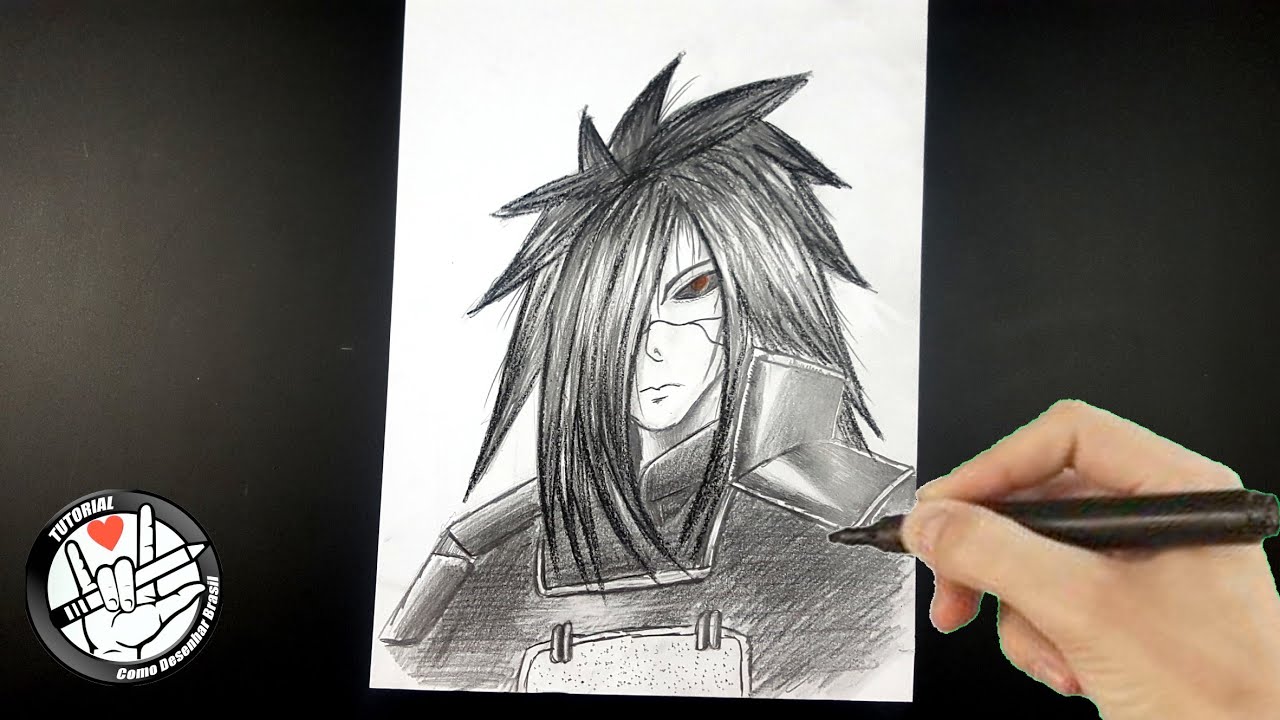 Naruto Desenho do Madara Uchiha 95gm