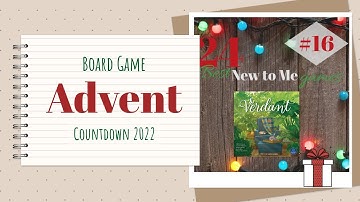 Board Game Advent Countdown | #16 Verdant