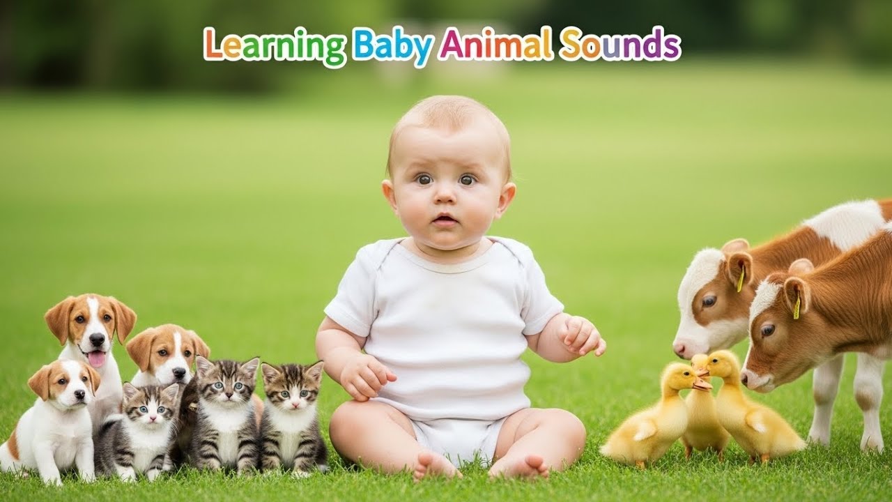 Top 50 Baby Animals from Around the World | Cute Sounds for Kids