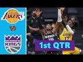 Los Angeles Lakers vs. Sacramento Kings Full Highlights 1st Quarter | NBA Season 2021