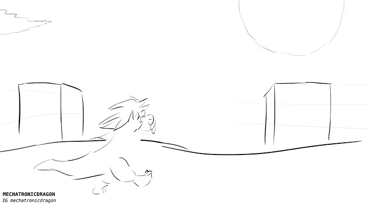 Wasteland Walk - Animation - 2D Tribute to "Internet's Largest CG Challenge | Alternate Realities"