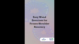 Easy Wand Exercises For Frozen Shoulder Recovery.