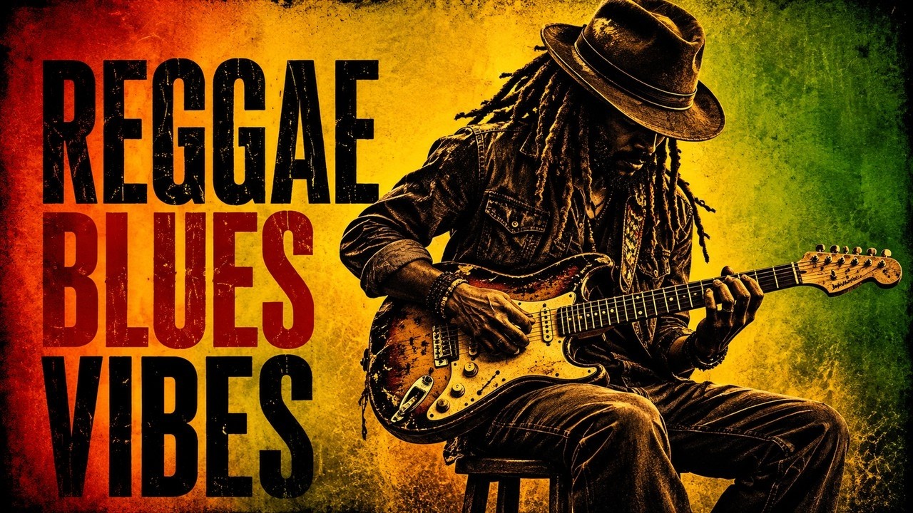 Reggae Blues Cool Breeze | Gentle Riffs & Mellow Bass - YouTube